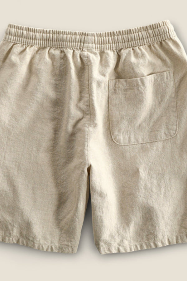 Paolo - Drawstring Linen Shorts