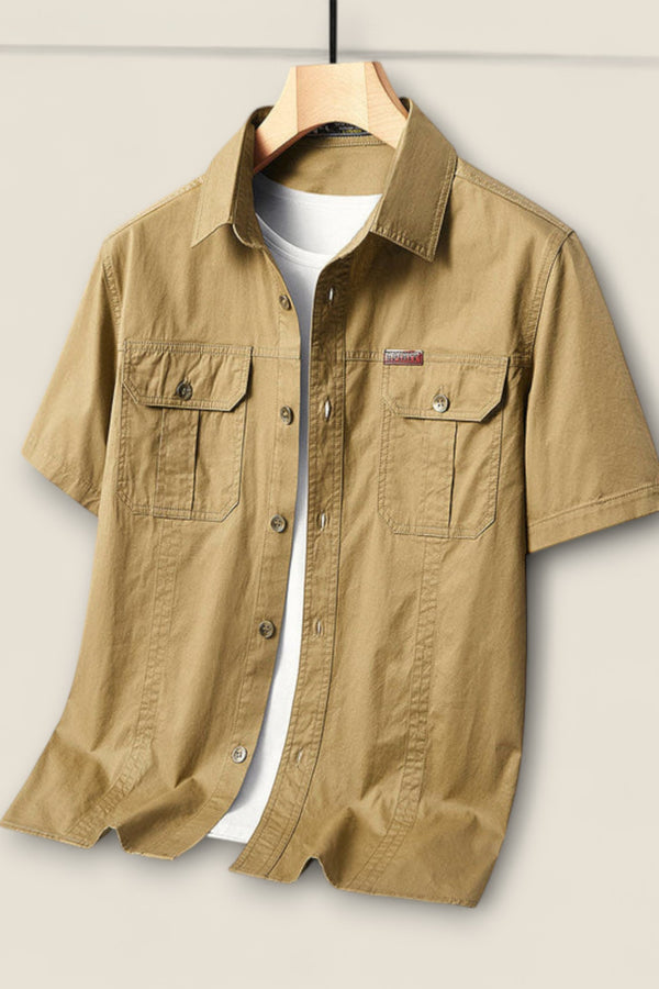 Diego - Cotton Twill Utility Shirt