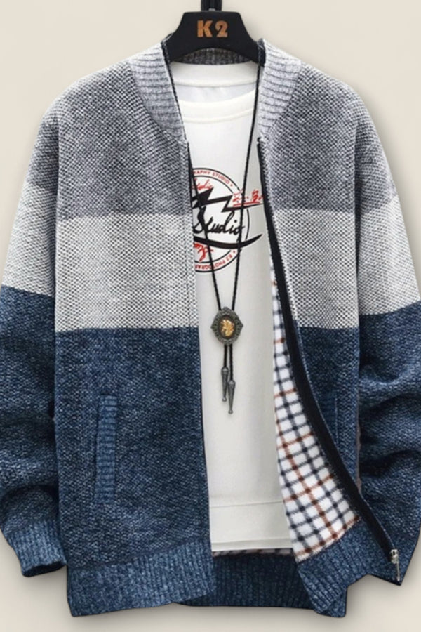 Kurt - Men's Cozy Fleece Cardigan