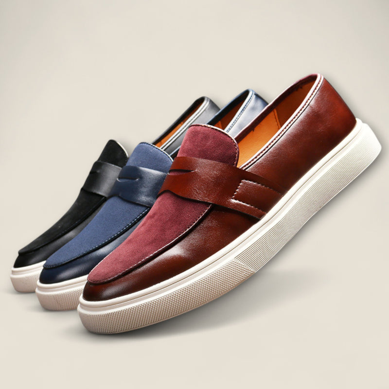 Leandro - Hybrid Leather Slip-On Shoes