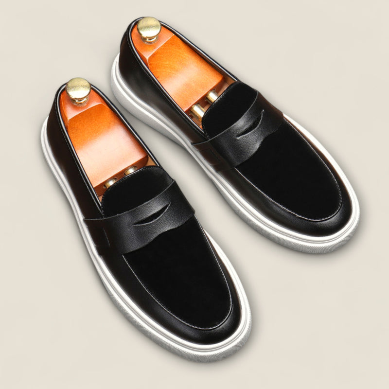 Leandro - Hybrid Leather Slip-On Shoes