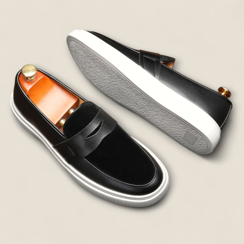 Leandro - Hybrid Leather Slip-On Shoes