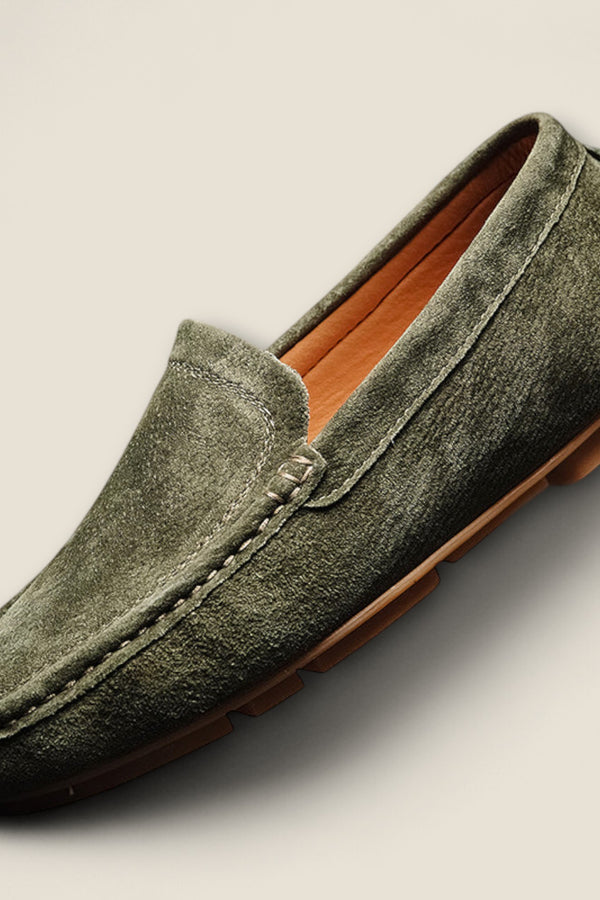 Handcrafted - Suede Loafers by Alessandro