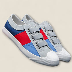 Enzo - Canvas Sneakers with Strap