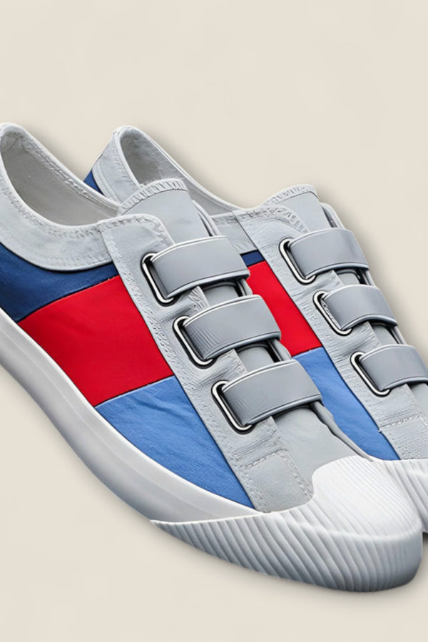 Enzo - Canvas Sneakers with Strap