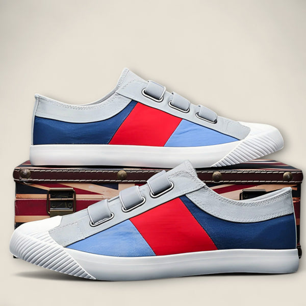 Enzo - Canvas Sneakers with Strap
