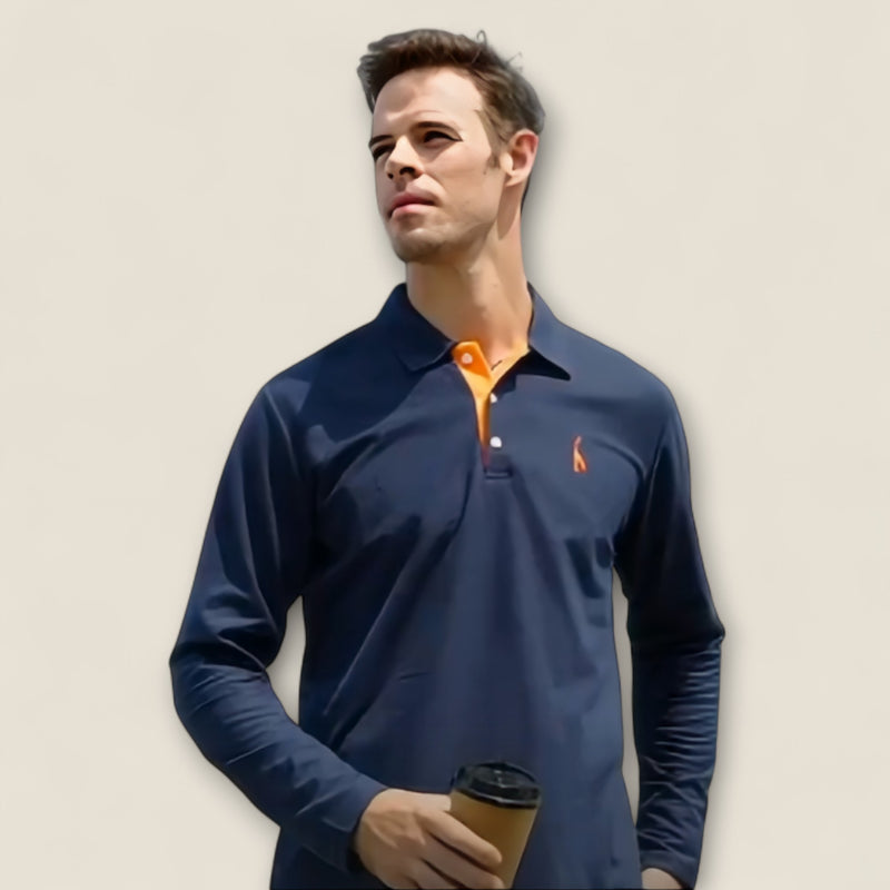 Donny - Long Sleeve Polo Tee