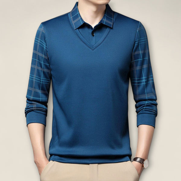 Marcello - Long-Sleeve Polo Shirt
