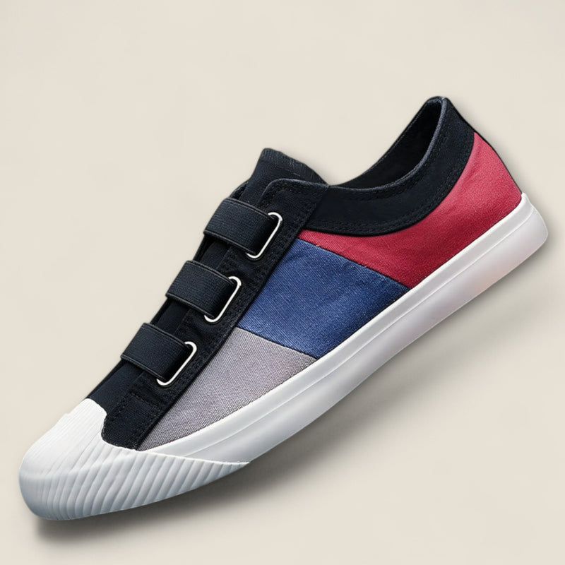Enzo - Canvas Sneakers with Strap