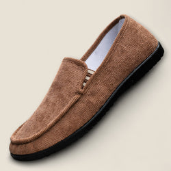Cassaro - Velvet Corduroy Slip-On Shoes