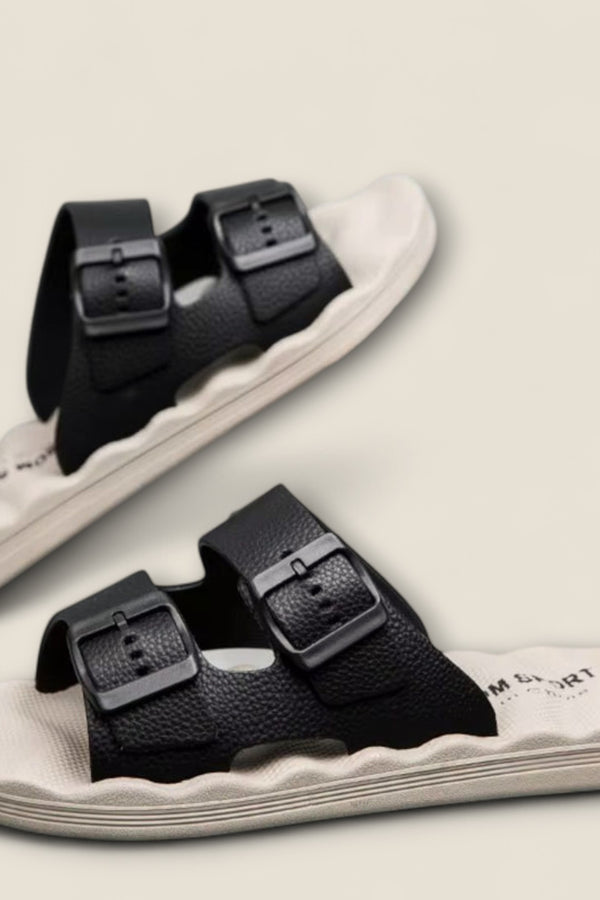 Soma - Dual-Buckle Relaxation Slippers