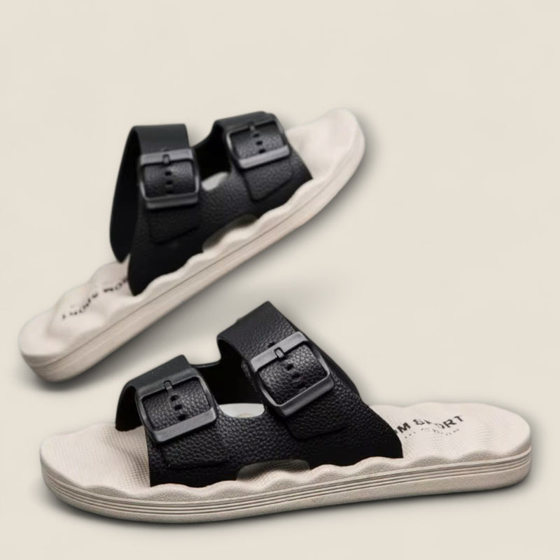Soma - Dual-Buckle Relaxation Slippers