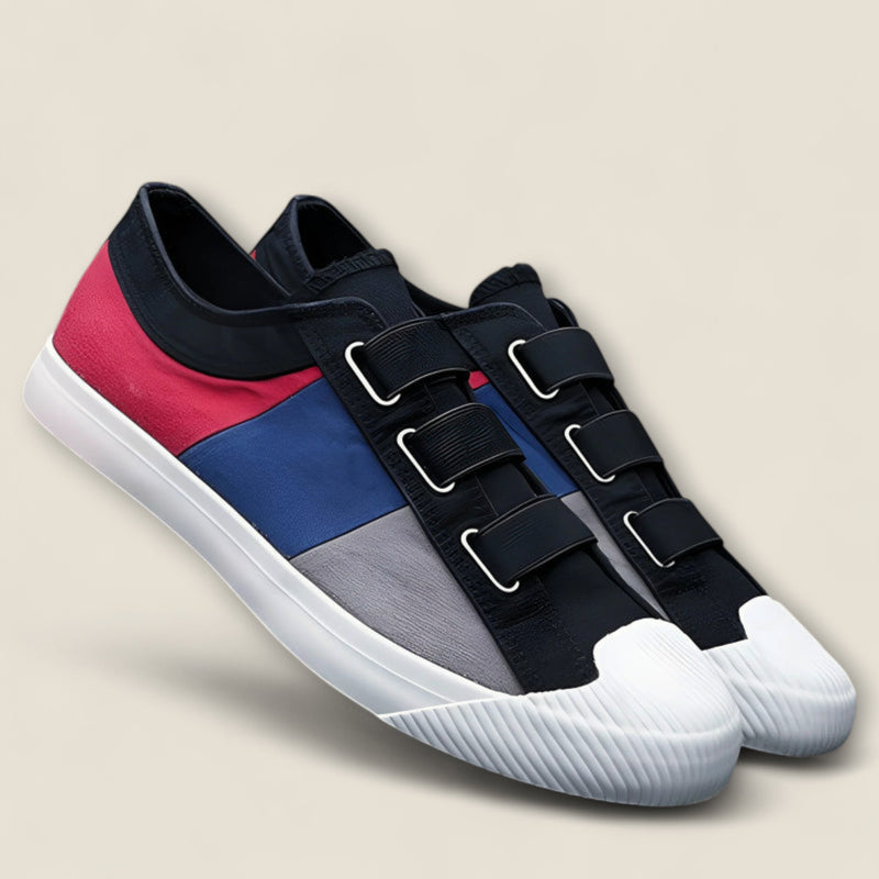 Enzo - Canvas Sneakers with Strap