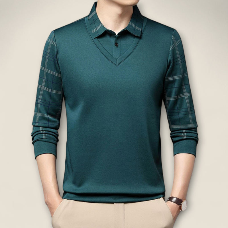 Marcello - Long-Sleeve Polo Shirt