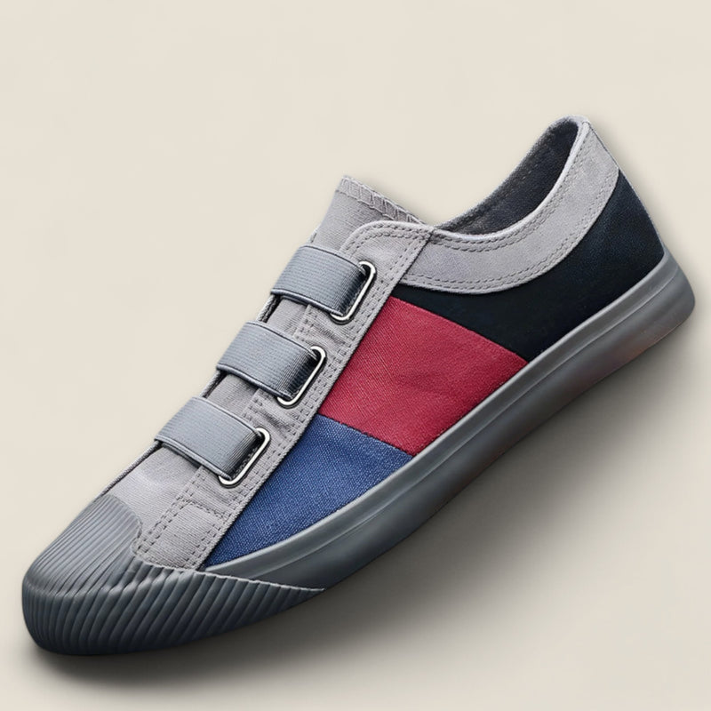 Enzo - Canvas Sneakers with Strap