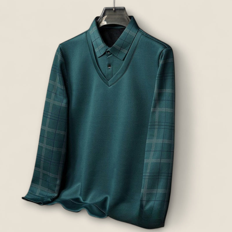 Marcello - Long-Sleeve Polo Shirt