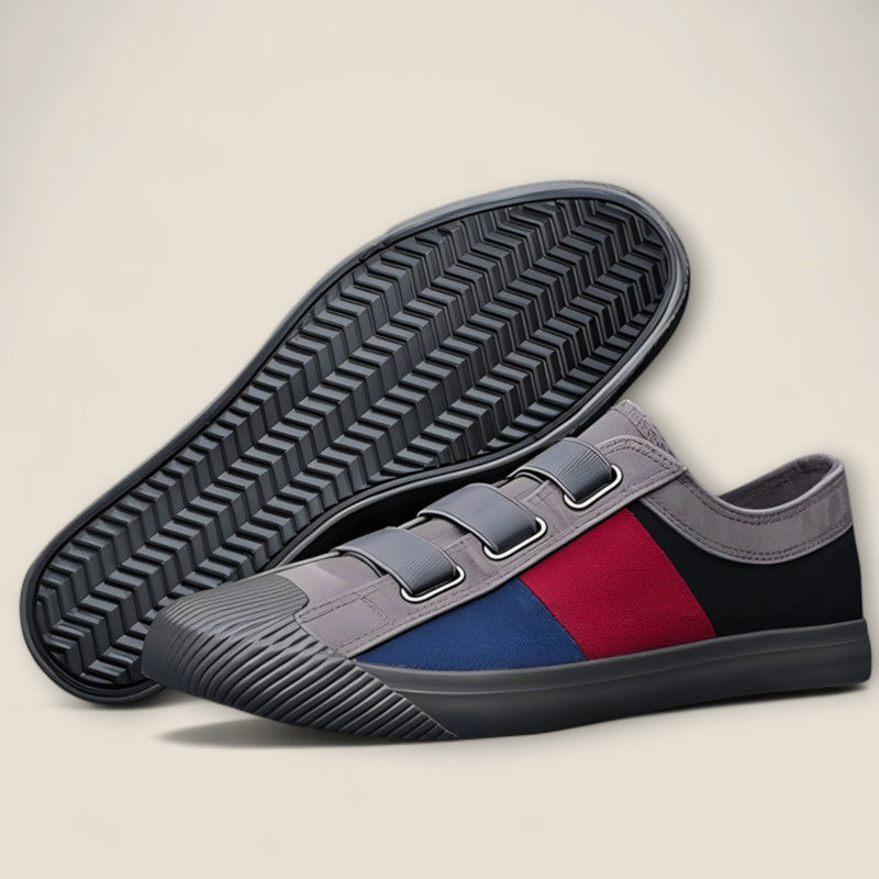Enzo - Canvas Sneakers with Strap