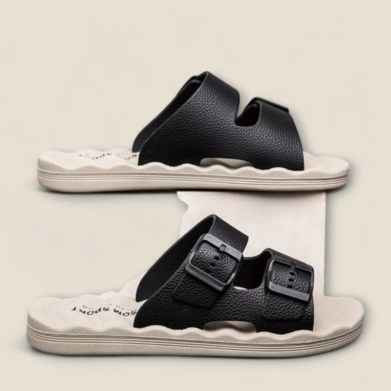 Soma - Dual-Buckle Relaxation Slippers