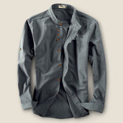Dario - Linen-Cotton Blend Shirt