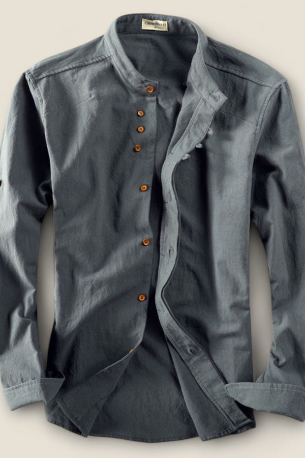 Dario - Linen-Cotton Blend Shirt