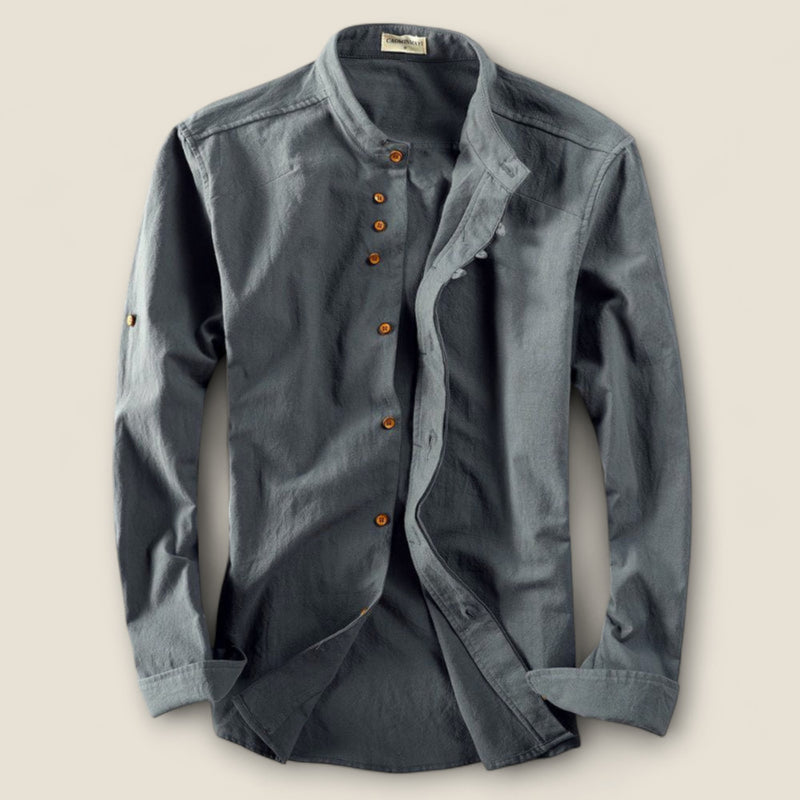 Dario - Linen-Cotton Blend Shirt