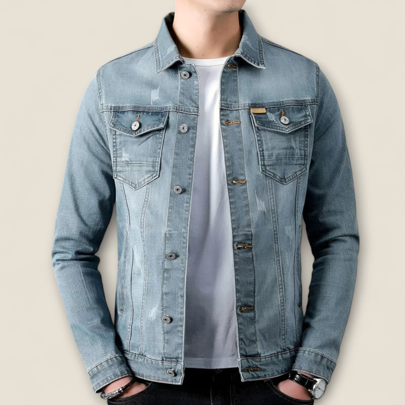 Diego - Classic Cotton Denim Jacket