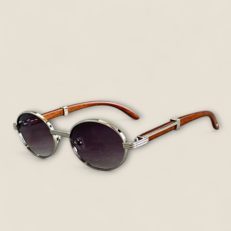 Alphonse - Retro Oval Sunglasses