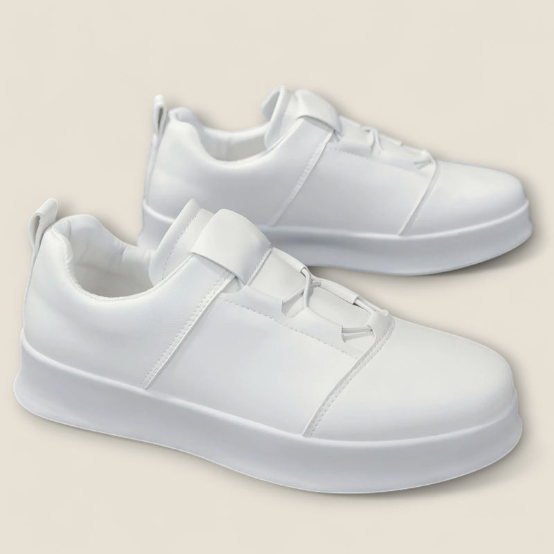 Enzo - Leather Slip-On Sneakers