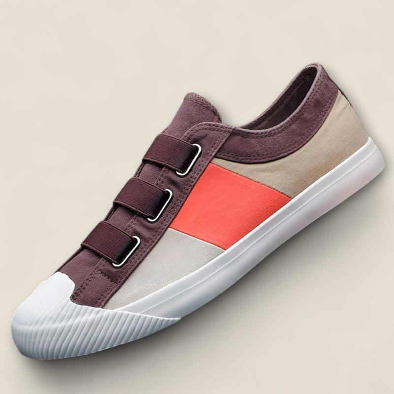 Enzo - Canvas Sneakers with Strap