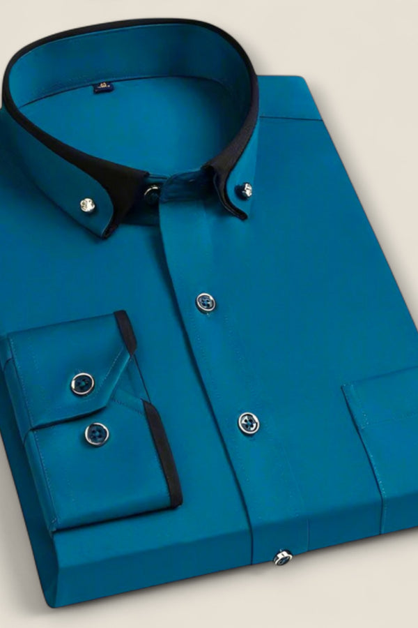 Rossi - Shirt Traditional Long-sleeved Shirt For Men
