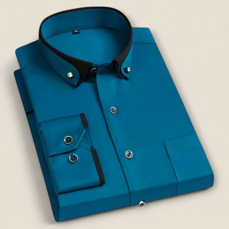 Rossi - Shirt Traditional Long-sleeved Shirt For Men
