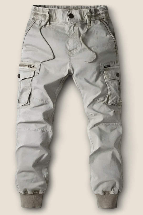 Matias - Cotton Utility Cargo Trousers
