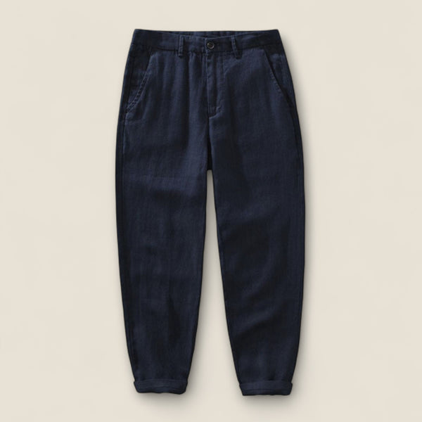 Mateo - Straight-Leg Linen Pants