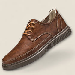Leandro - Authentic Leather Lace-Up Shoes