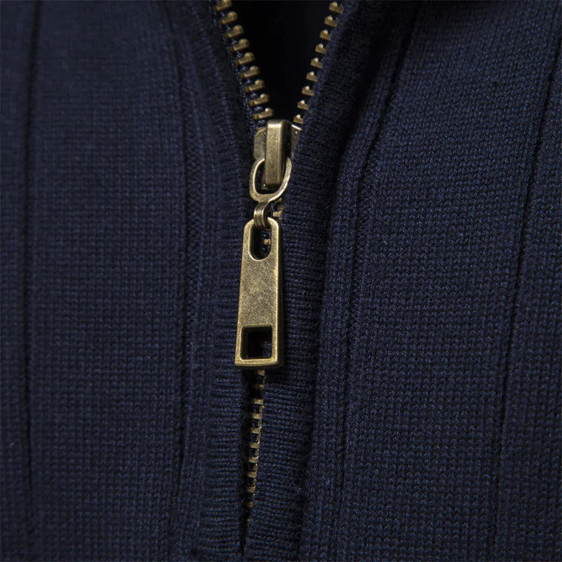 James- Textured Rib Knit Sweater