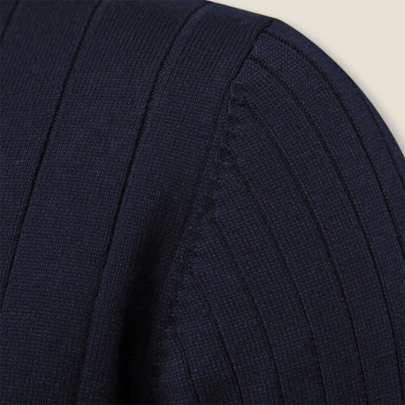 James- Textured Rib Knit Sweater