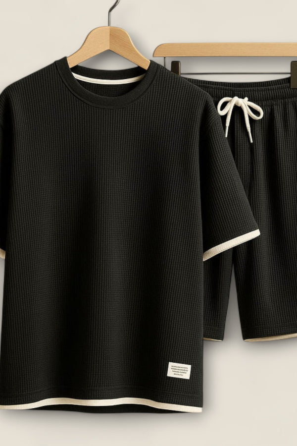 Luca - Cozy Waffle-Knit Lounge Ensemble