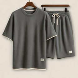 Luca - Cozy Waffle-Knit Lounge Ensemble