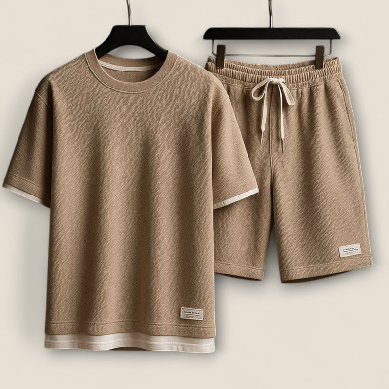 Luca - Cozy Waffle-Knit Lounge Ensemble