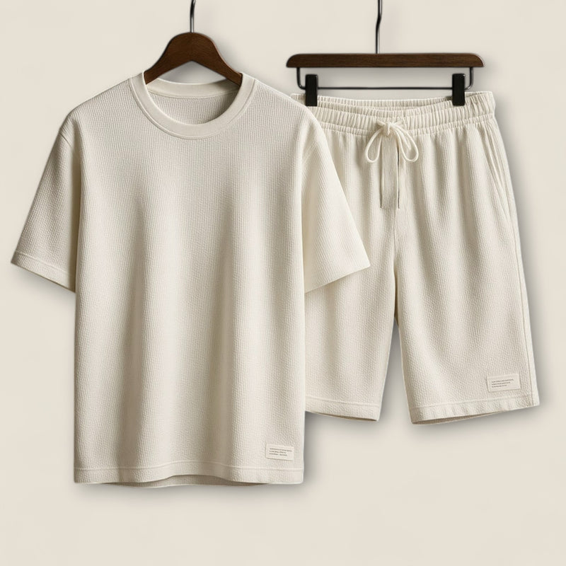 Luca - Cozy Waffle-Knit Lounge Ensemble