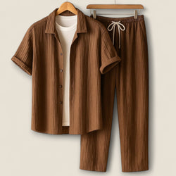 Calisto - Ribbed Knit Lounge Ensemble