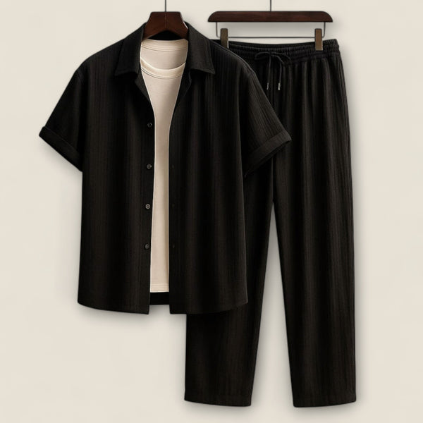 Calisto - Ribbed Knit Lounge Ensemble