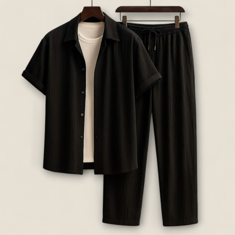 Calisto - Ribbed Knit Lounge Ensemble