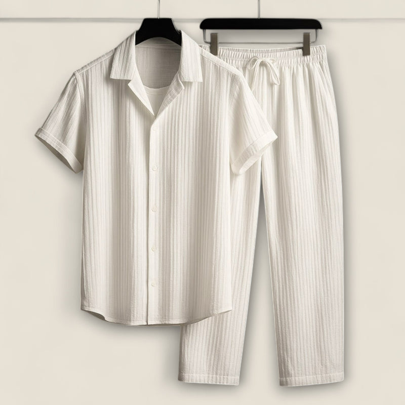 Calisto - Ribbed Knit Lounge Ensemble