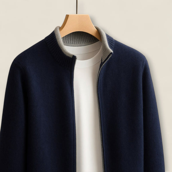 Alessio - Zip-Up Cardigan