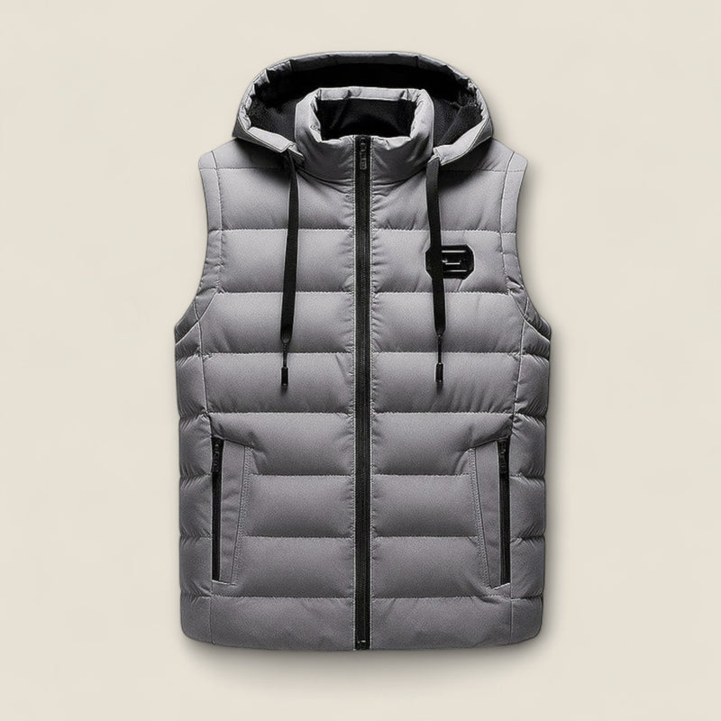 Dario - Quilted Hooded Vest