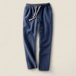 Matteo - Cotton Drawstring Trousers