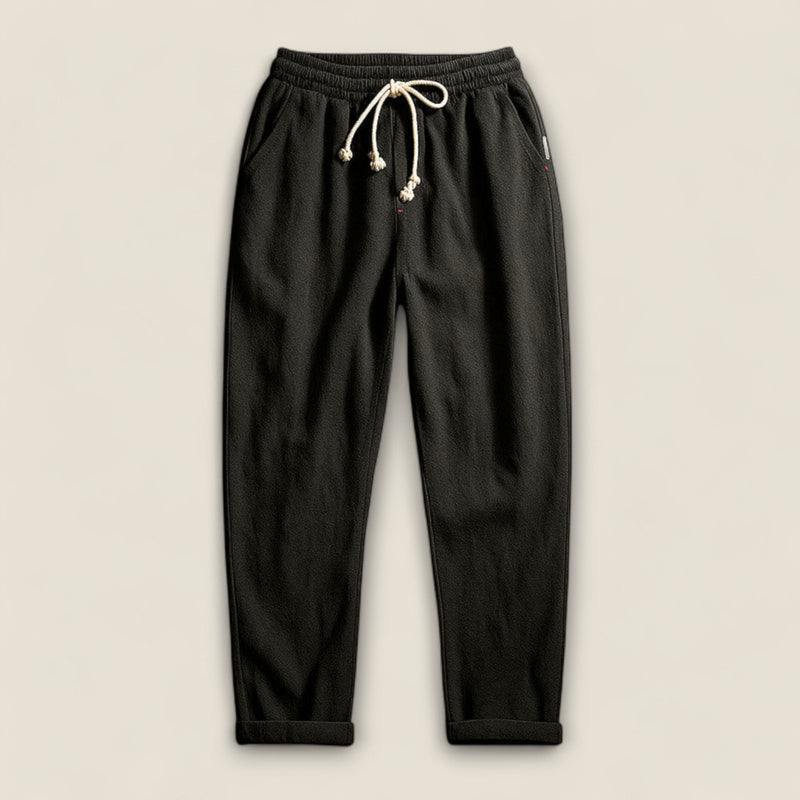 Matteo - Cotton Drawstring Trousers