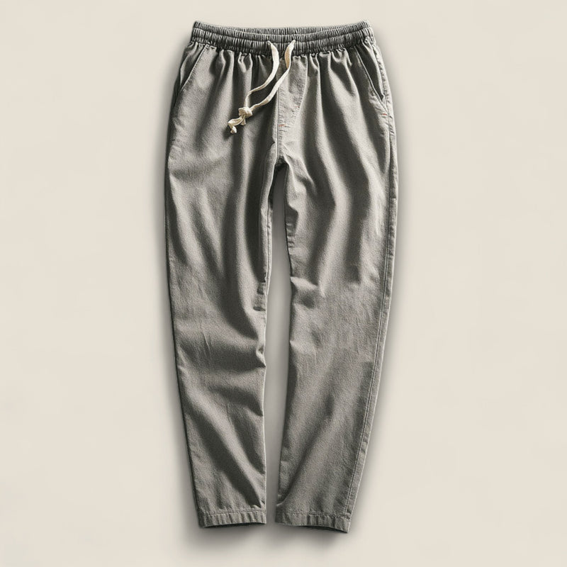Matteo - Cotton Drawstring Trousers