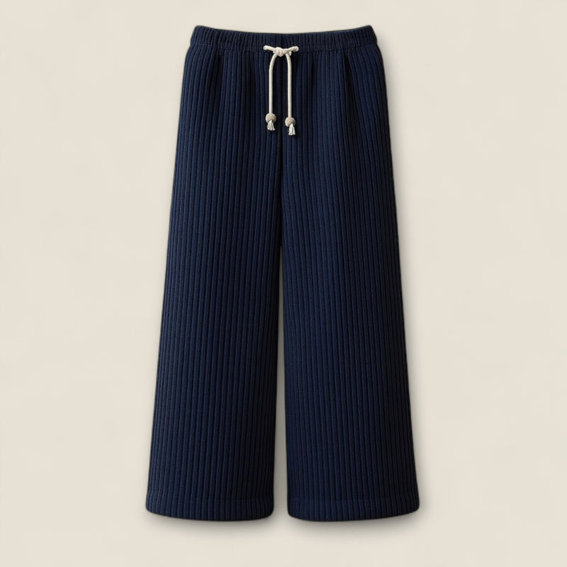 Marco - Textured Cotton Pants
